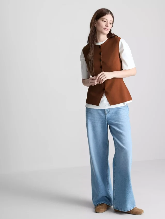 The Edit strikket top med knapper