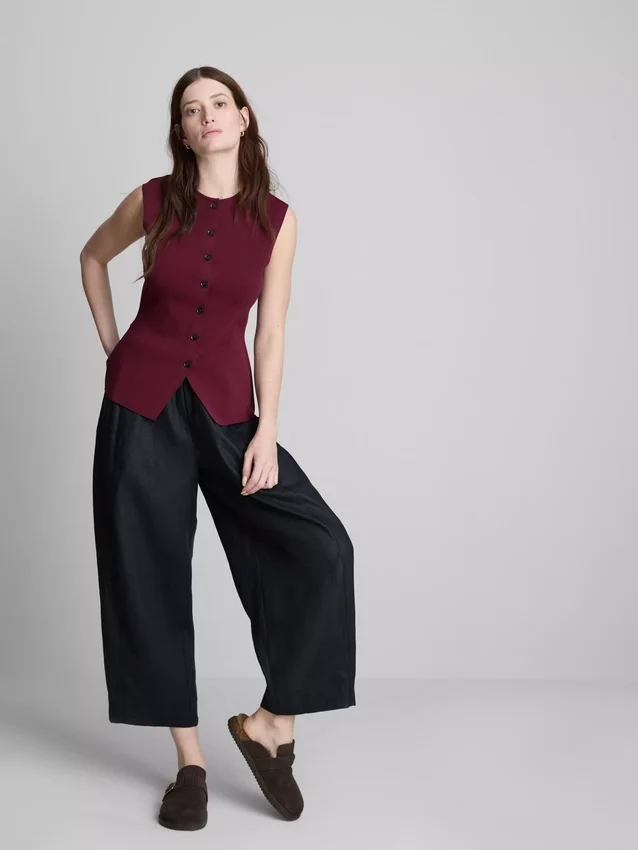 The Edit strikket top med knapper