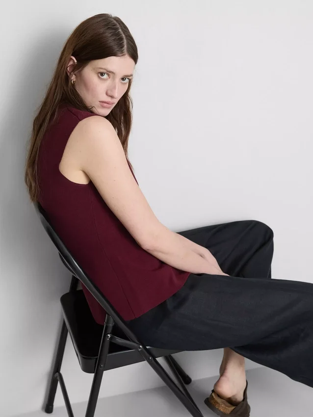 The Edit strikket top med knapper
