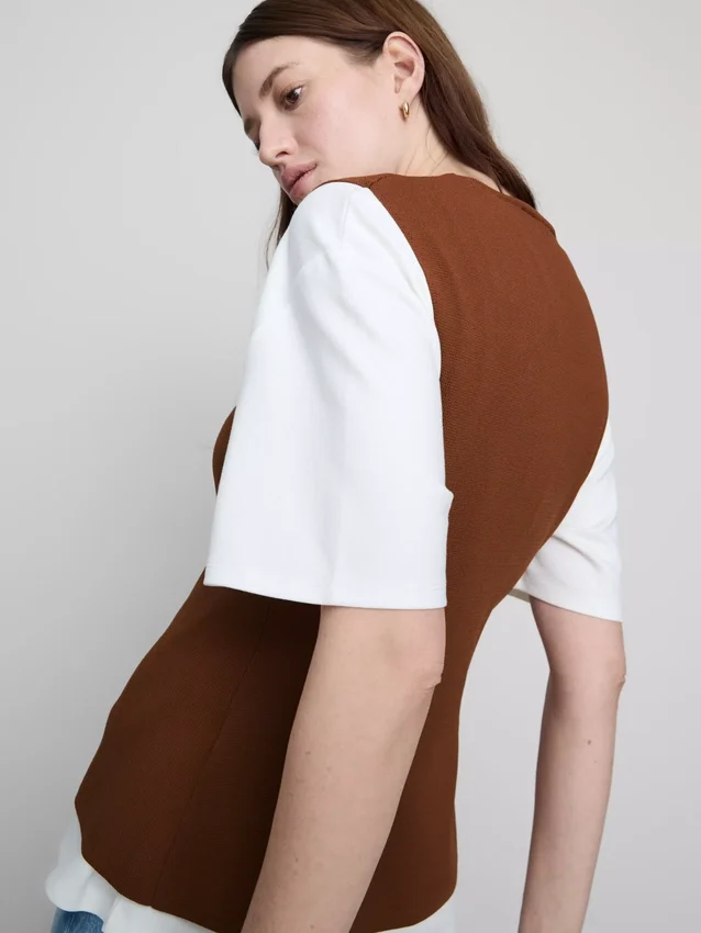 The Edit strikket top med knapper
