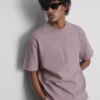 The Edit T-shirt i struktureret bomuld