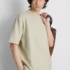The Edit T-shirt i struktureret bomuld