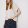 The Edit-t-shirt med synlige sømdetaljer