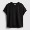 The Edit-t-shirt med synlige sømdetaljer