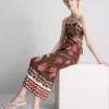 The Edit-tanktop i linneblanding med print