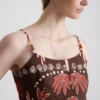 The Edit-tanktop i linneblanding med print