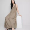 The Edit trapez-maxi-kjole