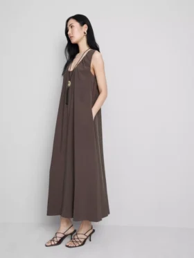 The Edit trapez-maxi-kjole