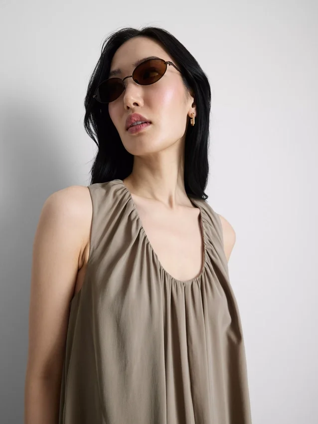 The Edit trapez-maxi-kjole