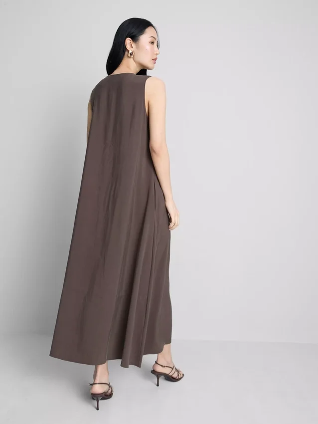 The Edit trapez-maxi-kjole