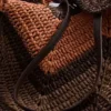 The Edit vævet shopper-taske