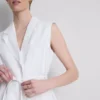 The Edit-vest i hør med bindebånd