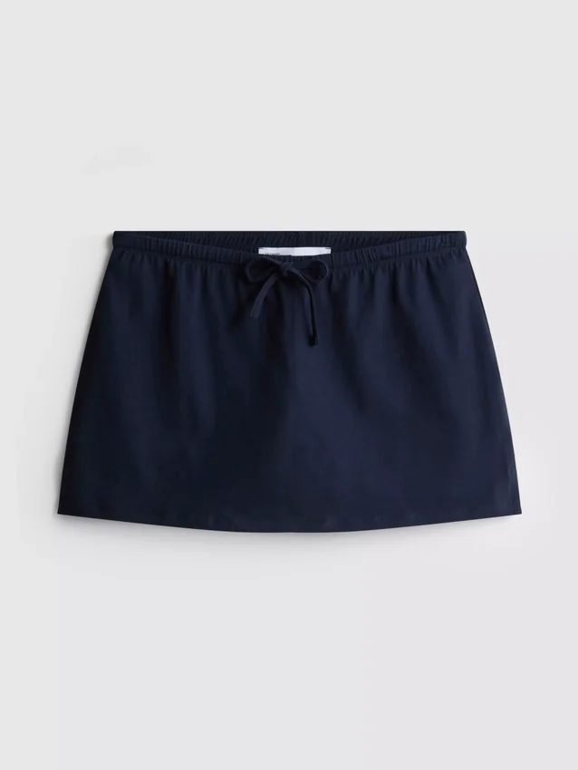 The Primark Scene | A-formet skort med højt bomuldsindhold