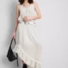 The Primark Scene | Asymmetrisk maxi-nederdel med broderi