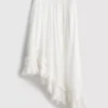 The Primark Scene | Asymmetrisk maxi-nederdel med broderi