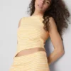The Primark Scene | Asymmetrisk stribet tanktop