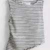 The Primark Scene | Asymmetrisk stribet tanktop