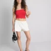 The Primark Scene | Bandeau-top i bomuldsrig jersey
