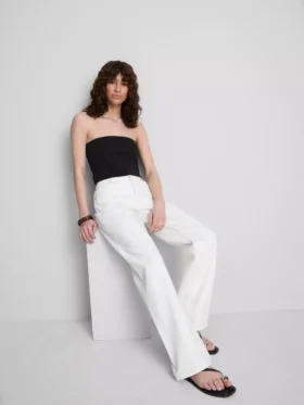 The Primark Scene | Bandeau-top i bomuldsrig jersey
