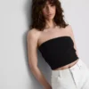 The Primark Scene | Bandeau-top i bomuldsrig jersey