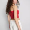 The Primark Scene | Bandeau-top i bomuldsrig jersey