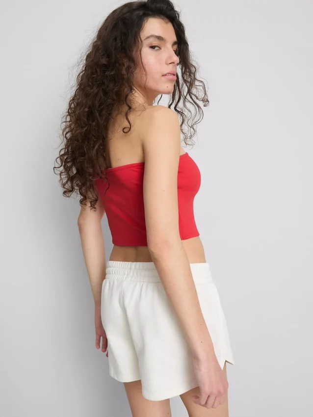 The Primark Scene | Bandeau-top i bomuldsrig jersey
