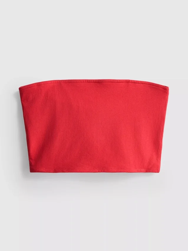 The Primark Scene | Bandeau-top i bomuldsrig jersey