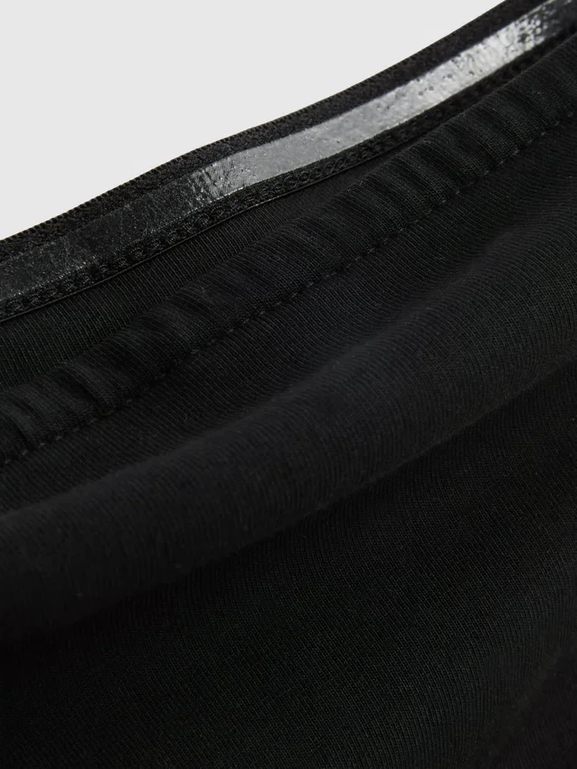 The Primark Scene | Bandeau-top i bomuldsrig jersey