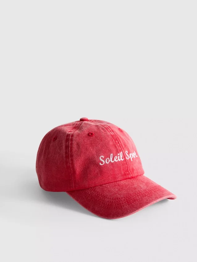 The Primark Scene | bomulds-baseballkasket med »Soleil«-tryk