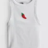 The Primark Scene | Bomuldsrig tanktop med perler