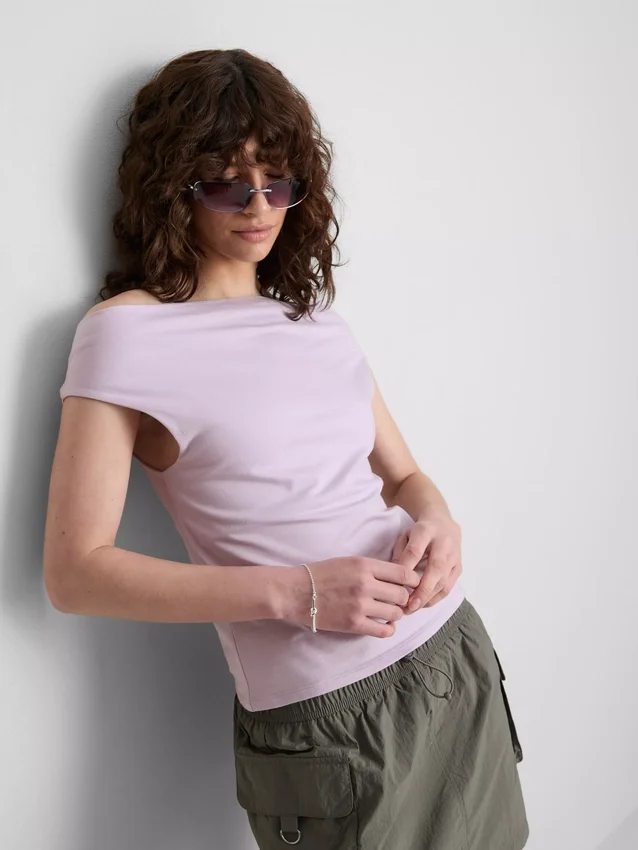 The Primark Scene | Bomuldsrig top med bare skuldre