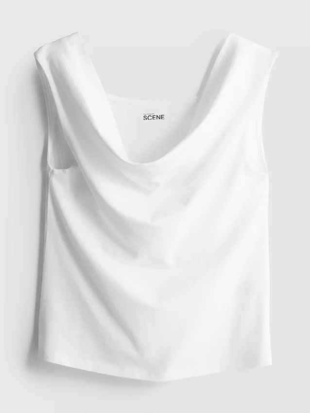 The Primark Scene | Bomuldsrig top med bare skuldre