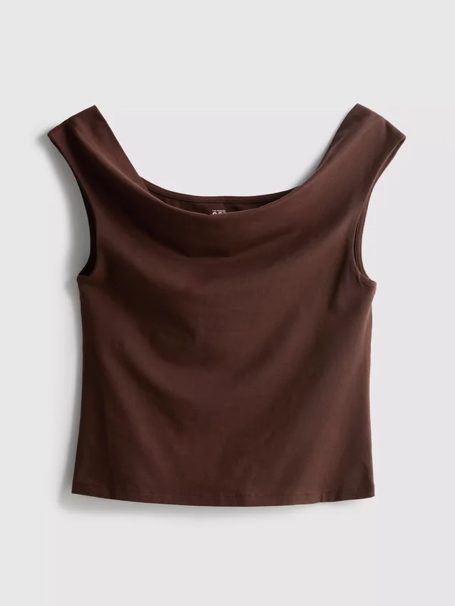 The Primark Scene | Bomuldsrig top med bare skuldre