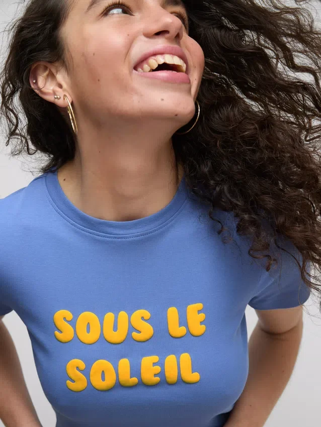 The Primark Scene | Børnet-shirt i bomuld med prægning