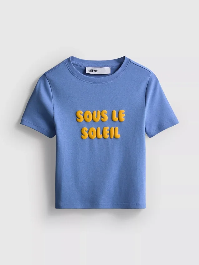 The Primark Scene | Børnet-shirt i bomuld med prægning