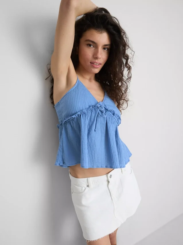 The Primark Scene | Cami-top med flæser