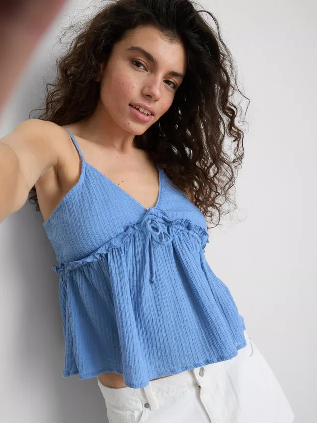 The Primark Scene | Cami-top med flæser