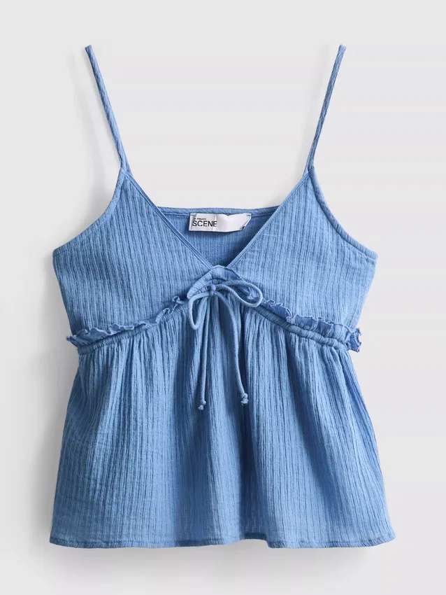 The Primark Scene | Cami-top med flæser