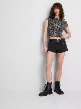 The Primark Scene | Kort, gennemsigtig top med bare skuldre