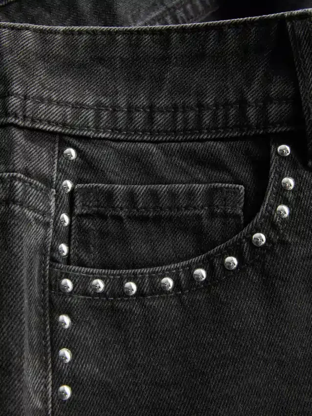 The Primark Scene | Mikro-shorts i bomuldsdenim med nitter