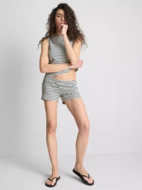 The Primark Scene | Stramme stribede shorts med højt bomuldsindhold