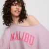 The Primark Scene | Sweatshirt med slogan og bare skuldre