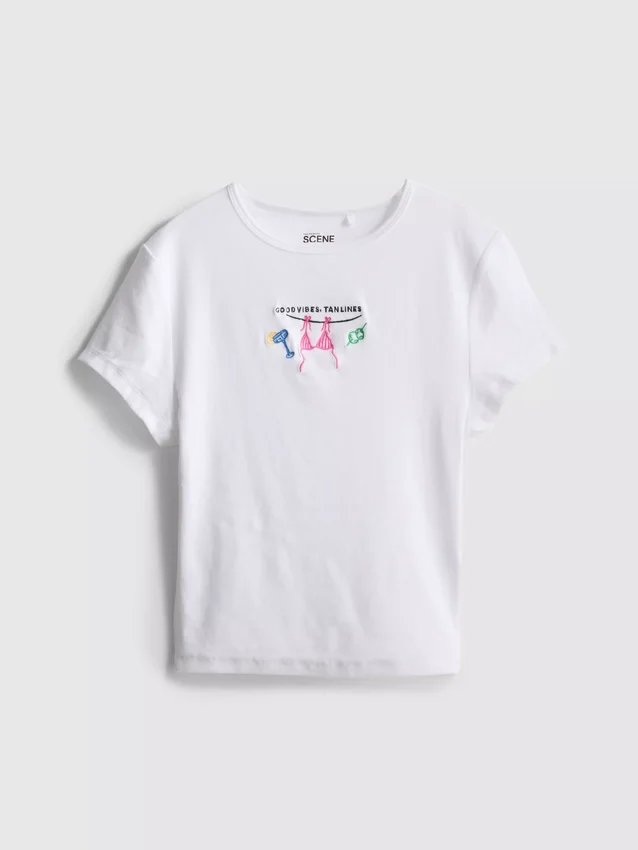 The Primark Scene | T-shirt med grafisk print til babyer
