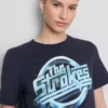The Strokes-skjorte med grafisk motiv