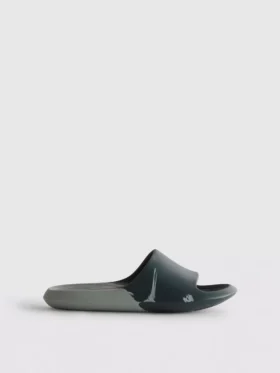 To-farvede sandaler med glidelås