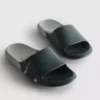 To-farvede sandaler med glidelås