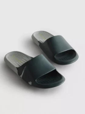 To-farvede sandaler med glidelås