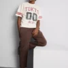 Tokyo kortærmet T-shirt med slidt look og grafisk print