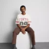 Tokyo kortærmet T-shirt med slidt look og grafisk print