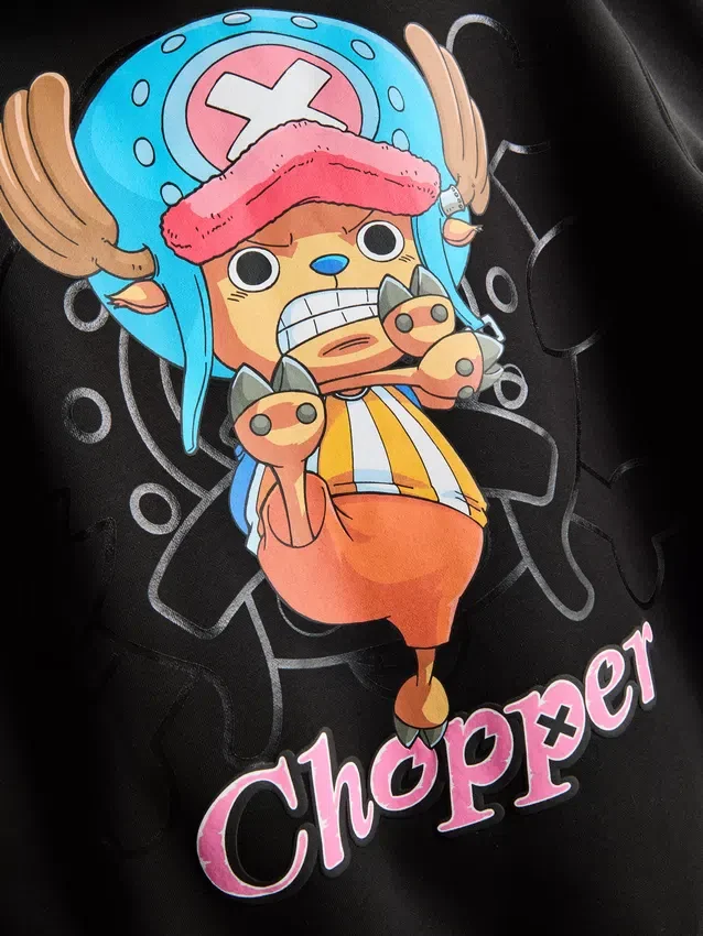 Tony Chopper-hoodie i ét stykke